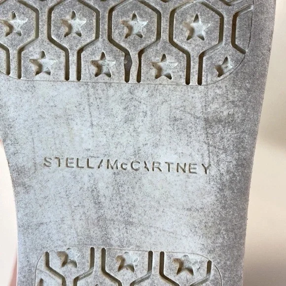 Stella McCartney Platform Slip On Sneakers Canvas And Suede Size 41 EU/11 US